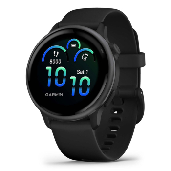 Zegarek sportowy Garmin Vivoactive 6 AMOLED 42mm Black Slate\Czarny