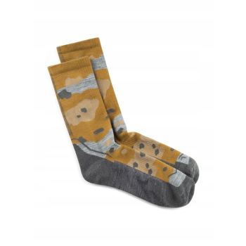Skarpetki Buff MERINO LIGHTWEIGHT CREW SOCK LWC2 UMBER KHAKI L