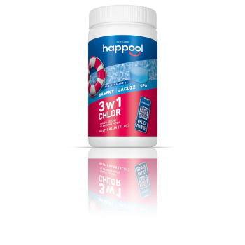 Acrylmed 1kg Multichlor 200g BLUE do długotrwałej dezynfekcji wody w basenie - tabletki