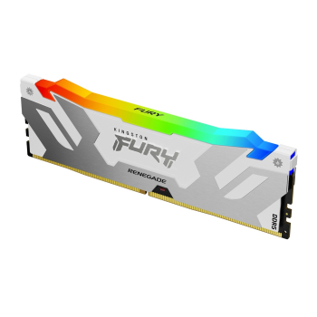 Kingston FURY DDR5 16GB (1x16GB) 6800MHz CL36 Renegade White RGB XMP
