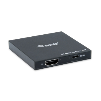 Equip HDMI1.4 2-Port Splitter Ultra Slim 4K/ 30Hz    schwarz EndlessOS