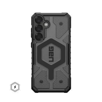 UAG Pathfinder Clear Magnet -  obudowa ochronna do Samsung Galaxy S25+ 5G z wbudowanym modułem magnetycznym (ash)