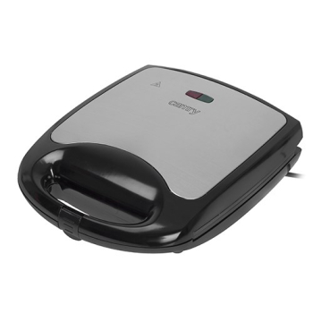Opiekacz do kanapek CAMRY CR 3023 (1100W; kolor czarny, kolor srebrny)