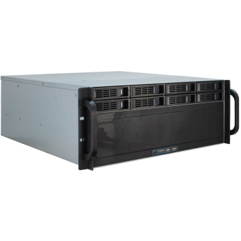 Inter-Tech 4U-4408 Rack Czarny, Srebrny