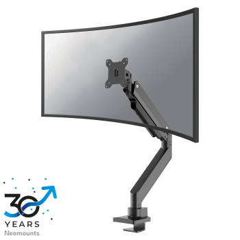 Neomounts NM-D775BLACKPLUS uchwyt / stojak do monitorów 124,5 cm (49") Biurko Czarny