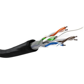 Goobay 57293 kabel sieciowy Czarny 100 m Cat6 U/UTP (UTP)