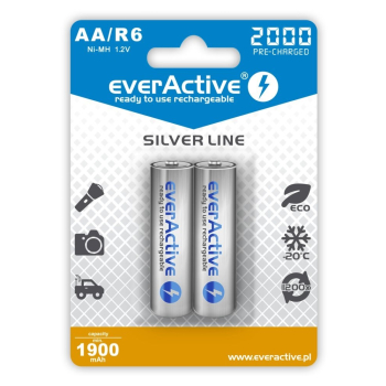 EVERACTIVE AKUMULATORKI AA 2000 MAH - 2 SZTUKI EVHRL6-2000