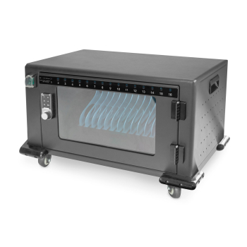 Szafa mobilna DIGITUS na kółkach do ładowania notebooków/tabletów do 14"