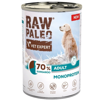 VetExpert Raw Paleo Kangur dorosły pies puszka 400g