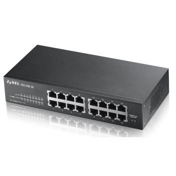 Switch Zyxel GS1100-16E-EU0101F 16p Unmanaged, Fanless, Slim