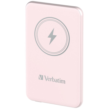 Verbatim Charge 'n' Go Litowo-polimerowy (LiPo) 5000 mAh Bezprzewodowe ładowanie Różowy