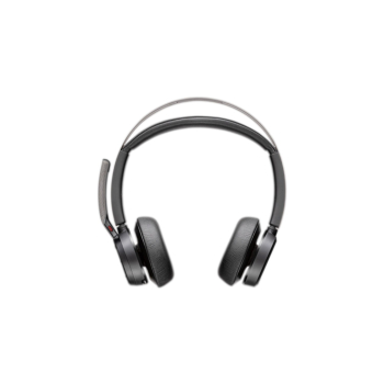 POLY Zestaw słuchawkowy Voyager Focus 2 z certyfikatem Microsoft Teams USB-C-C + przejściówka USB-C/A + podstawka ładująca