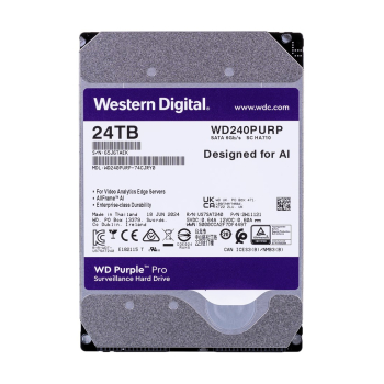 Dysk HDD WD Purple Pro WD240PURP (24 TB ; 3.5"; 512 MB; 7200 obr/min)