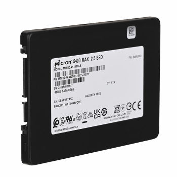 Dysk SSD Micron 5400 MAX 480GB SATA 2.5" MTFDDAK480TGB-1BC1ZABYYT (DWPD 5) Tray