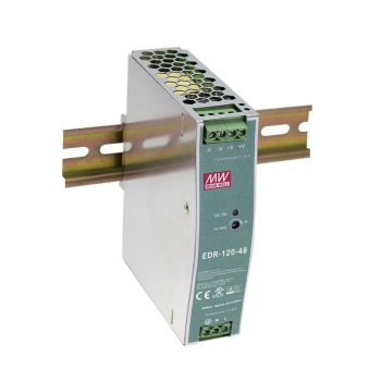 LevelOne Industrie Netzteil 48VDC/120W+DIN-Schiene    silber