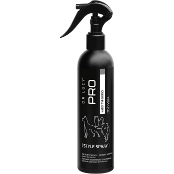 DR LUCY - PRO STYLE SPRAY - REGENERUJĄCA ODŻYWKA Z PROTEINAMI PSZENICY I JEDWABIEM DLA PSÓW