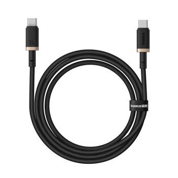 Kabel Baseus Dura Typ C-Typ C 100W 1m czarno-złoty