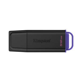 KINGSTON 512GB Portable USB 3.2 Gen 1 DataTraveler Exodia Black/Purple