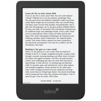 tolino shine eBook-Reader B/W