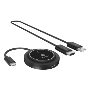 ICY BOX IB-WL101 bezprzewodowy system prezentacji HDMI / USB Type-C Klucz sprzętowy
