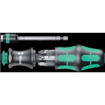 RĘKOJEŚĆ Z UCHWYTEM DO GROTÓW 1/4' Z MAGNESEM + 6 GROTÓW