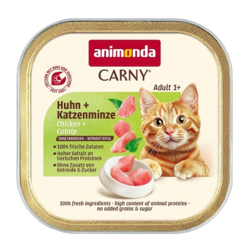 ANIMONDA CARNY dla karma kota kurczak,kocimiętka 85g