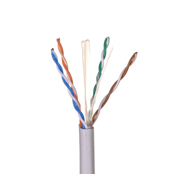 Alantec Kabel U/UTP kat.6, sieciowy, LSOH, Dca 4x2x23 AWG, 1Gb/s (10Gb/s do 55m), 450 MHz, szary, 305m (KIU6LSOH305D)