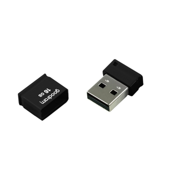 Pendrive GoodRam Piccolo UPI2-0160K0R11 (16GB; USB 2.0; kolor czarny)
