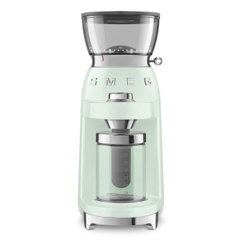 Smeg Kaffeem?hle CGF03PGEU, 15 Mahlgrade, 240g Bohnenbeh., 150W, Hellgr?n