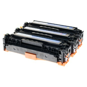 G&G Toner 3er Color Set fĂĽr HP 125A /128A/131A C/M/Y