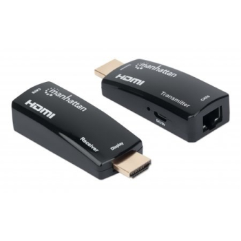 MANHATTAN  kompakter 1080p HDMI over Ethernet Extender Kit
