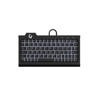 KeySonic KSK-3010ELC (DE) klawiatura Dom USB QWERTZ Niemiecki Czarny