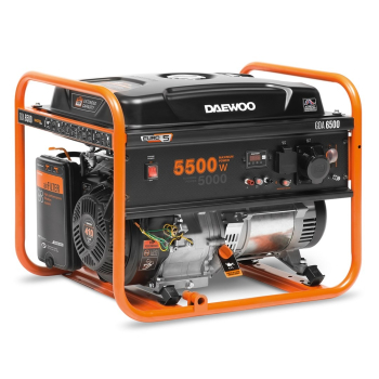 Daewoo GDA 6500 agregat prądotwórczy 5000 W 30 l Benzynowy Pomarańczowy, Czarny