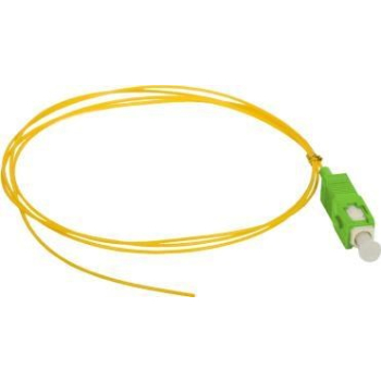Alantec Pigtail SM 1J 9/125 (G.657.A1) wtyk SC/APC dł. 2 m "EASY STRIP" - najmniejszy dostępny promień gięcia (FOI-SCA-9SM-2-G657A)