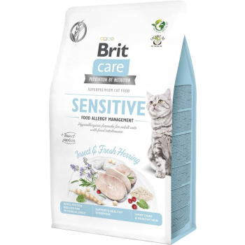 BRIT Care Grain-Free Insect&Herring Sensitive dla kota 400g