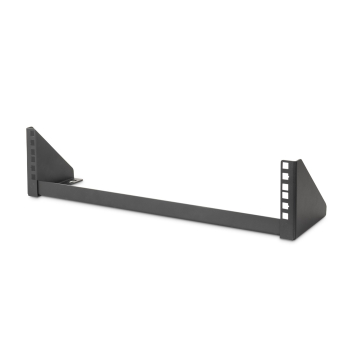 2U vertical wall mounting bracket 105 x 504 x 151mm, black