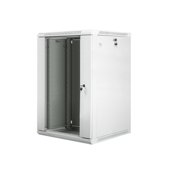 Szafa montażowe Lanberg WF01-6618-10S (18U; 900mm / 600mm / 600 mm; wisząca; Szklane; 19''; kolor szary)