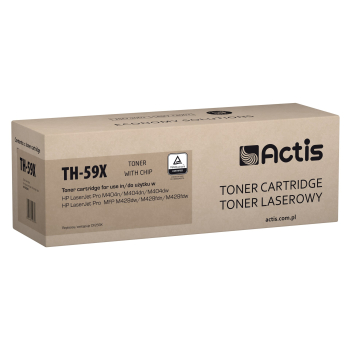 Actis TH-59X Toner (zamiennik HP CF259X; Supreme; 10000 stron; czarny) z chipem monitorującym poziom tonera. Zalecamy wyłączenie aktualizacji oprogram