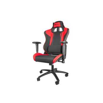GENESIS SX77 Fotel dla gracza Obite siedzisko Czarny, Czerwony
