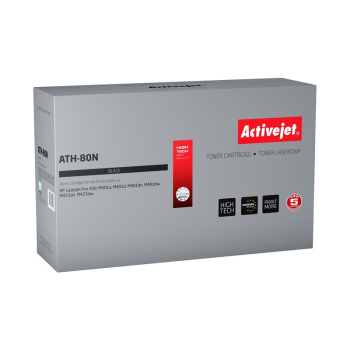 Activejet ATH-80N Toner (zamiennik HP 80A CF280A; Supreme; 3500 stron; czarny)