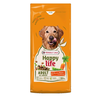 Versele Laga HappyLife karma sucha z wołowiną dla psów dorosłych 12,5kg