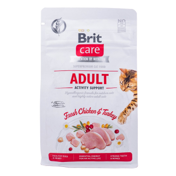 BRIT Care Grain Free Activity Support Adult - sucha karma dla kota - 400 g