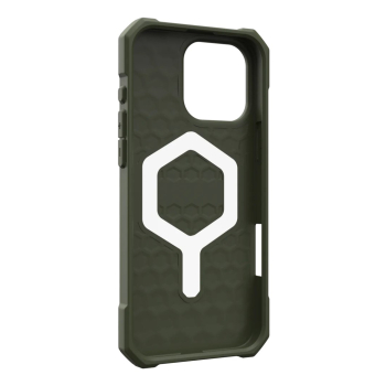 Etui UAG Urban Armor Gear Essential Armor MagSafe do Apple iPhone 16 Pro Max oliwkowy szary (przezroczysty)