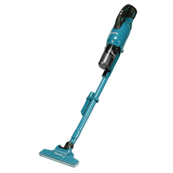 Makita DCL286FRF okurzacz na kiju/szczotka elektryczna Odkurzacz stojący 2 w 1 Bateria Suchy Cykloniczny Bez worka 0,25 l 100 W Czarny, Niebieski 3 Ah