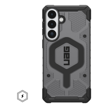 UAG Pathfinder Clear Magnet - etui z wbudowanym modułem magnetycznym do Samsung Galaxy S26+ (ash/black)