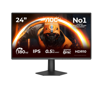 AOC 24G50F monitor komputerowy 60,5 cm (23.8") 1920 x 1080 px Full HD LED Czarny