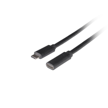 LANBERG PRZEDŁUŻACZ USB-C M/F 3.1 1.5M CZARNY