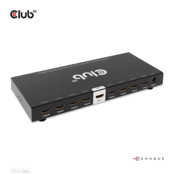 Club3D HDMI Splitter  1 Eingang  -> 8 AusgĂ¤nge 4K60Hz UHD retail
