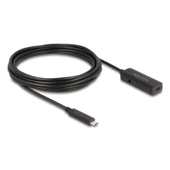 DeLOCK 80028 kabel USB USB 3.2 Gen 2 (3.1 Gen 2) 5 m USB C Czarny