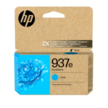 HP 937E EVOMORE CYAN/EN/DE/PL/CZ INK CARTRIDGE